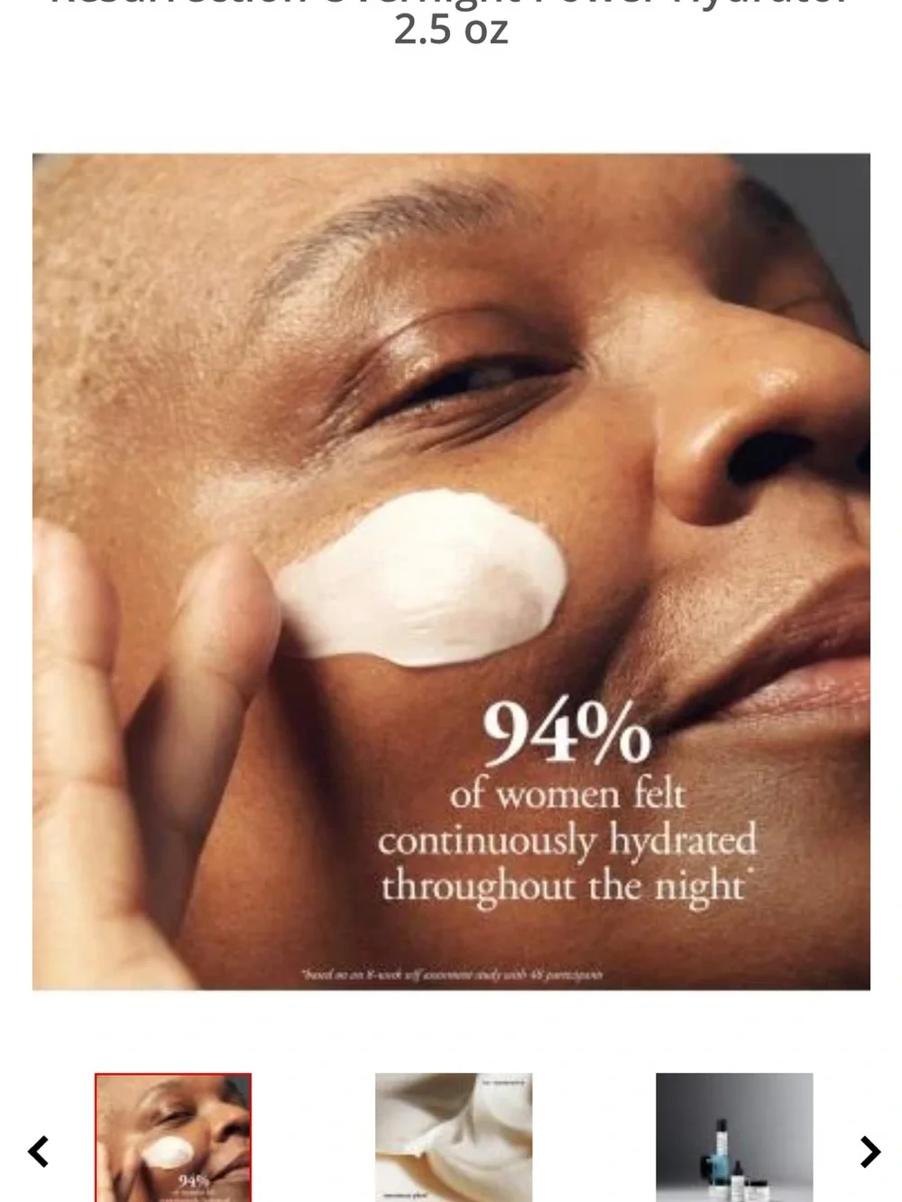 Philosophy Hope in a Jar skin resurrection  Overnight Hydrator